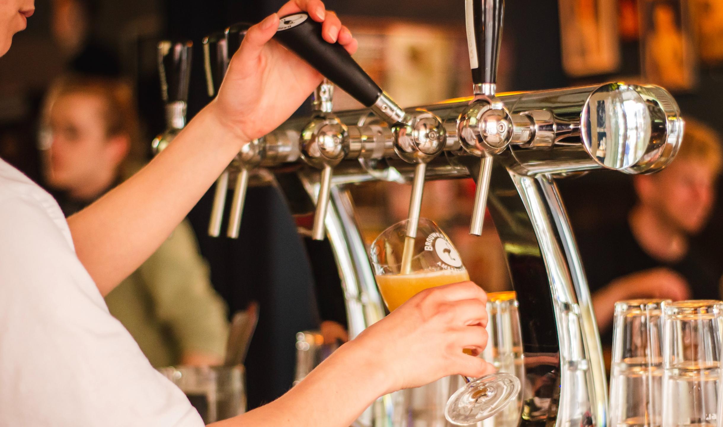 Bier tappen